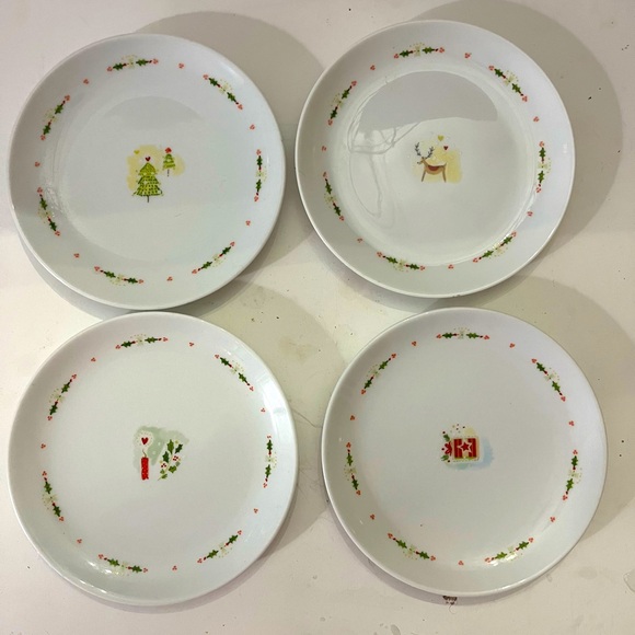 Boston Warehouse Other - Boston Warehouse Trading Corp Holiday Dinner Plate Set Vintage Christmas 2002